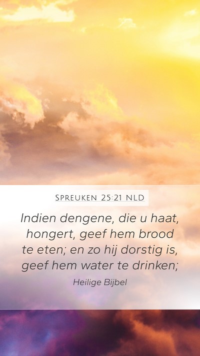 Spreuken 25:21 NLD Bible Verse Image