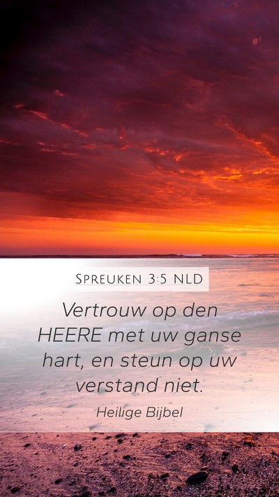 Spreuken 3:5 NLD Bible Verse Image