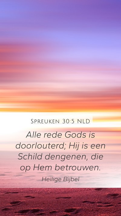 Spreuken 30:5 NLD Bible Verse Image