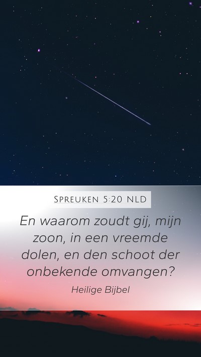 Spreuken 5:20 NLD Bible Verse Image