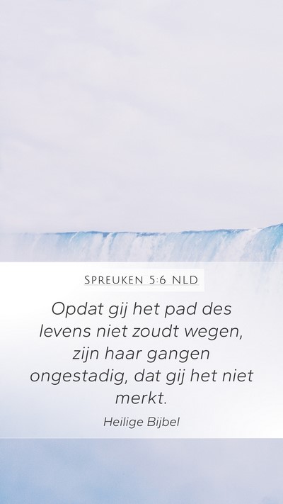 Spreuken 5:6 NLD Bible Verse Image