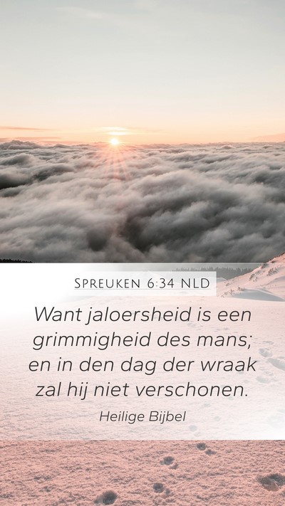 Spreuken 6:34 NLD Bible Verse Image