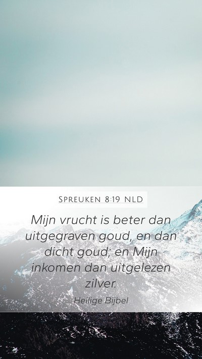 Spreuken 8:19 NLD Bible Verse Image