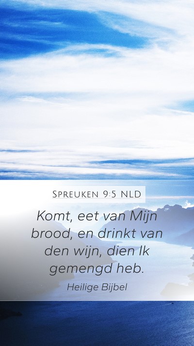 Spreuken 9:5 NLD Bible Verse Image