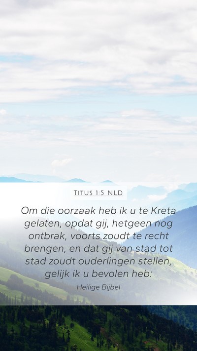Titus 1:5 NLD Bible Verse Image