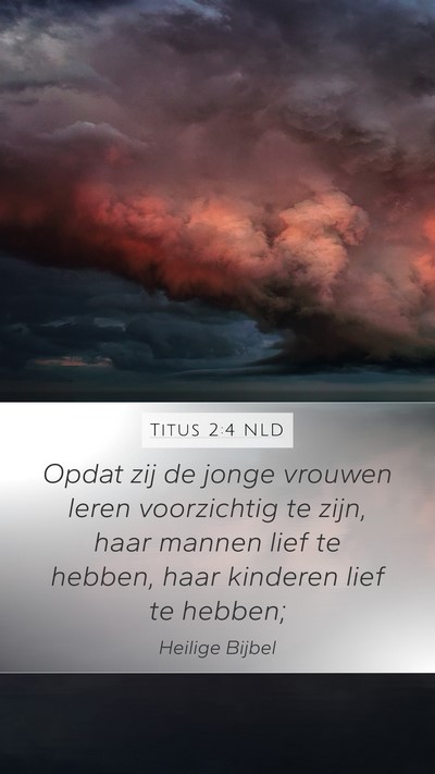 Titus 2:4 NLD Bible Verse Image
