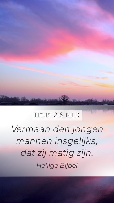 Titus 2:6 NLD Bible Verse Image