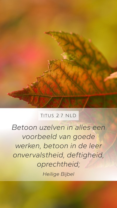 Titus 2:7 NLD Bible Verse Image