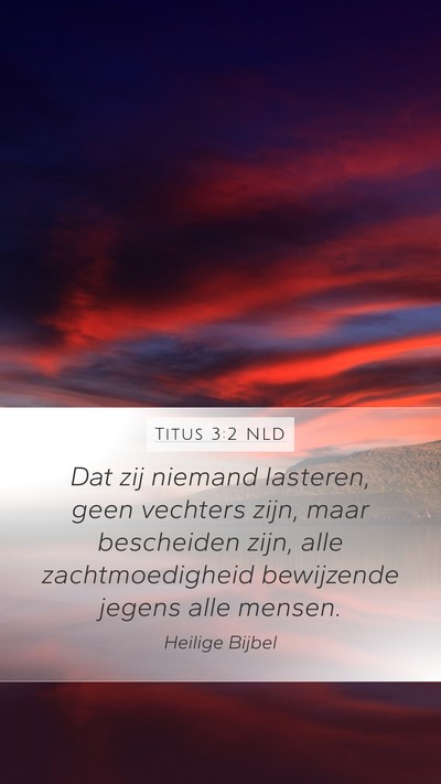 Titus 3:2 NLD Bible Verse Image