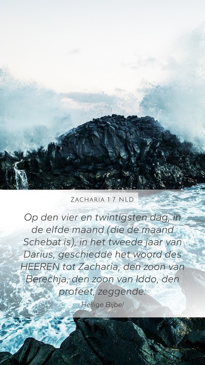 Zacharia 1:7 NLD Bible Verse Image