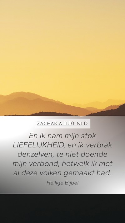 Zacharia 11:10 NLD Bible Verse Image