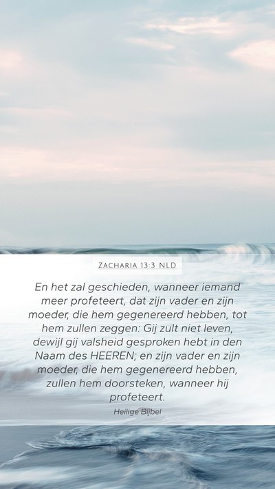 Zacharia 13:3 NLD Bible Verse Image