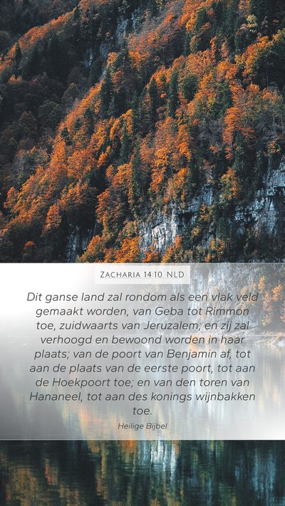 Zacharia 14:10 NLD Bible Verse Image