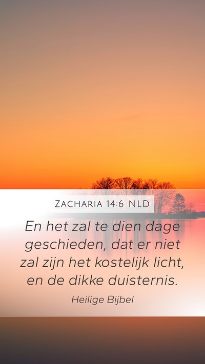 Zacharia 14:6 NLD Bible Verse Image