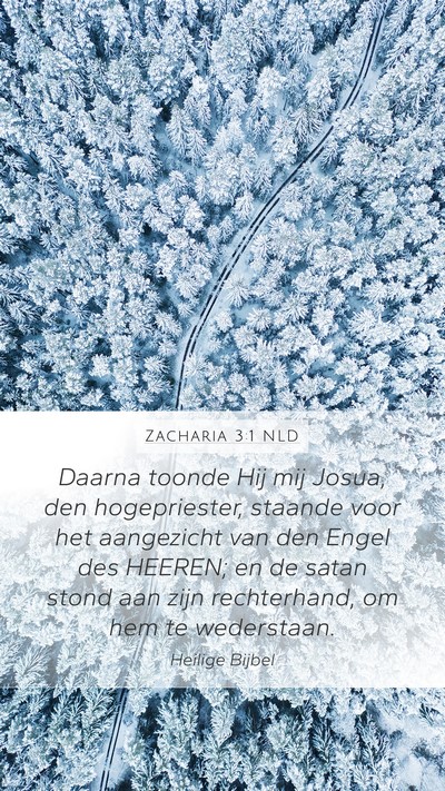 Zacharia 3:1 NLD Bible Verse Image