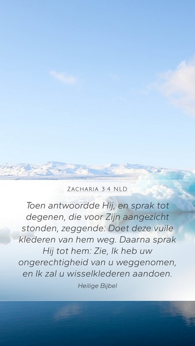 Zacharia 3:4 NLD Bible Verse Image