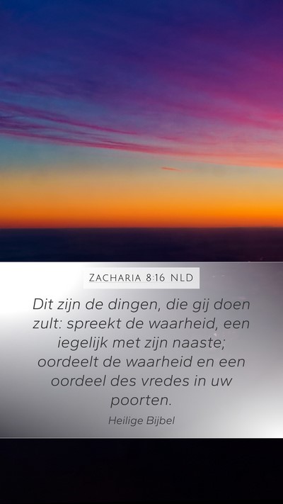 Zacharia 8:16 NLD Bible Verse Image