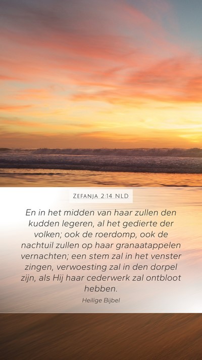 Zefanja 2:14 NLD Bible Verse Image