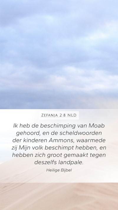 Zefanja 2:8 NLD Bible Verse Image