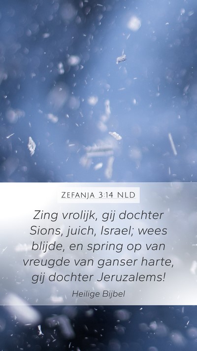 Zefanja 3:14 NLD Bible Verse Image