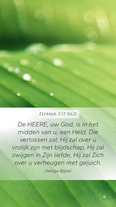 Zefanja 3:17 NLD Bible Verse Image