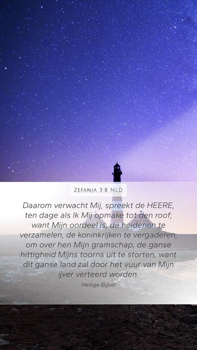 Zefanja 3:8 NLD Bible Verse Image